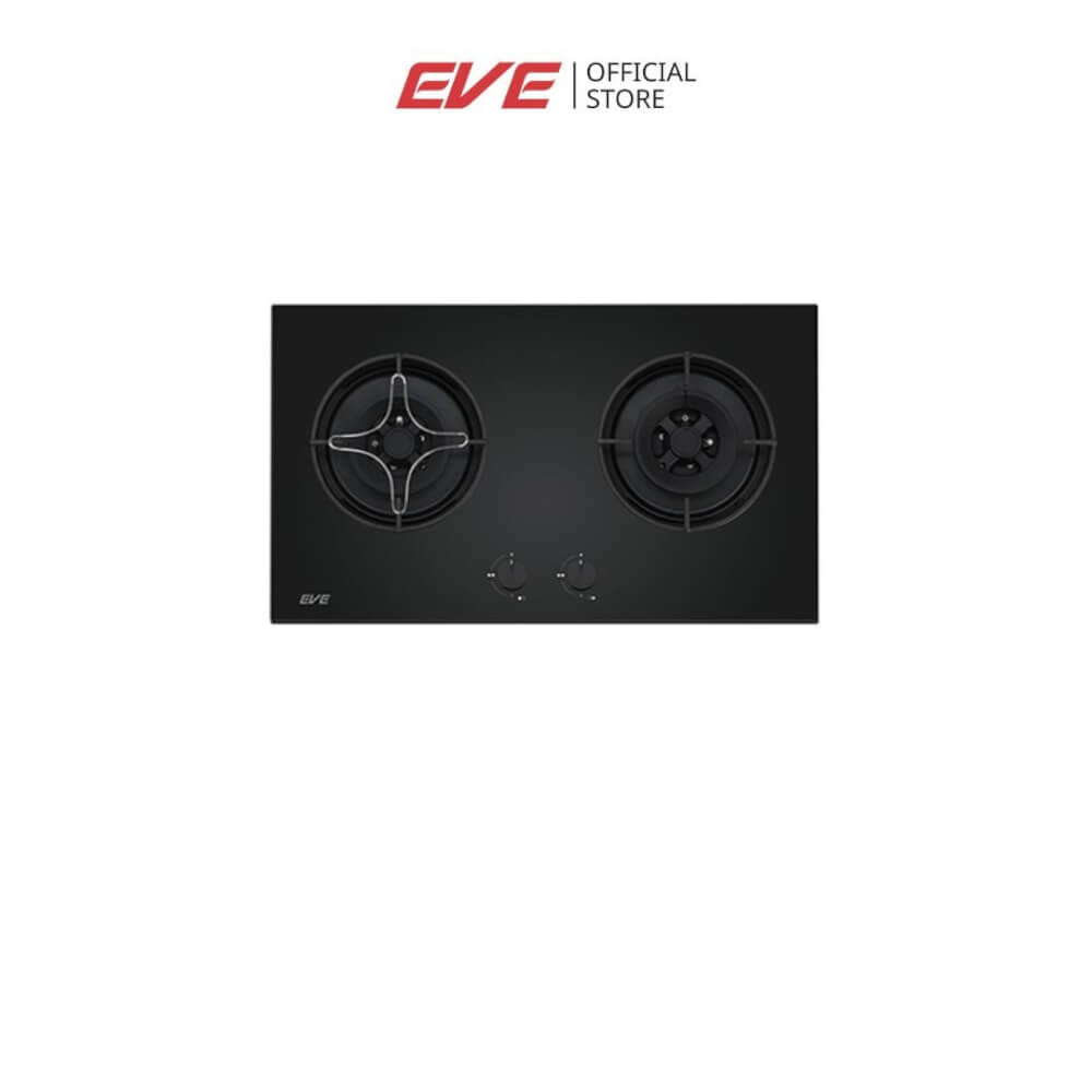 เตาแก๊สแบบฝัง 2 หัว EVE HB78-2BCC/BG 78 ซม. สีดำ_8